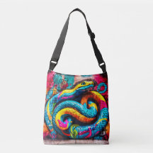 Graffiti-Stil Schlange Design