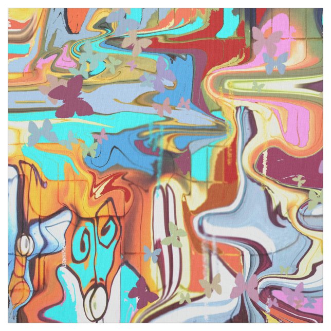 Graffiti Stoff (Muster)