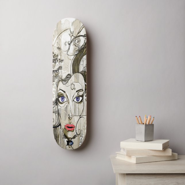 Graffiti Street Art Dd Brand Skateboard (Wandkunst)