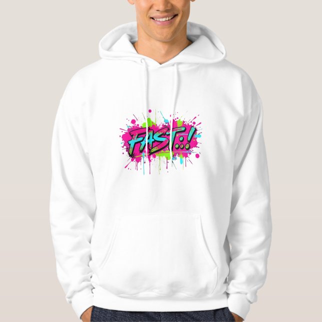 Graffiti Street Art Hoodie (Vorderseite)