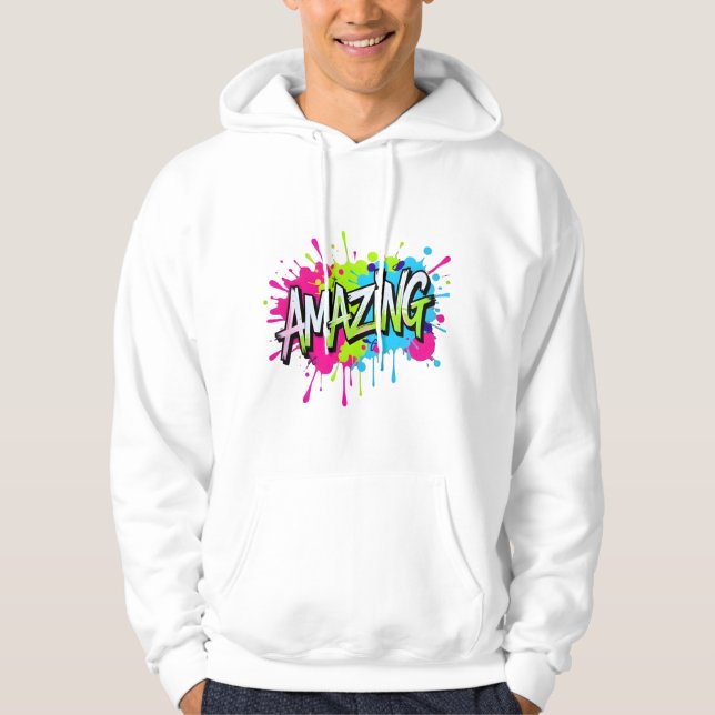 Graffiti Street Art Hoodie (Vorderseite)