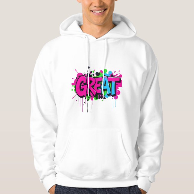 Graffiti Street Art Hoodie (Vorderseite)