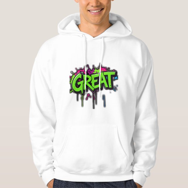 Graffiti Street Art Hoodie (Vorderseite)
