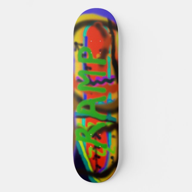 Graffiti Street Art Skateboard (Vorderseite)