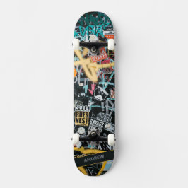 Graffiti Street Skateboard avec nom