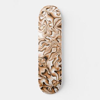 Graffiti Style Abstrakt getoastete Marshmallow-Far Skateboard