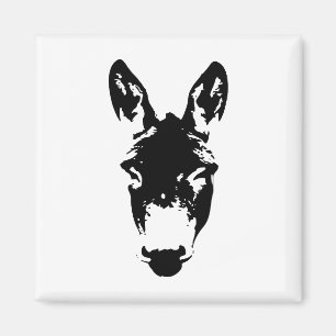 Graffiti Style Donkey oder Mule Street Art Zeichne Magnet