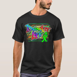 Graffiti Style Organ Dons Sensibilisation T-shirt