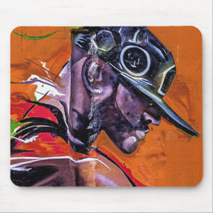 Graffiti Style Skateboarder Typ Mousepad