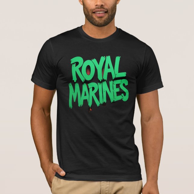 Graffiti T-shirt Royal Marines (Devant)