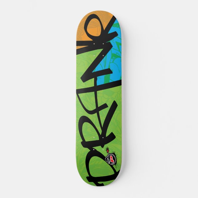 Graffiti-Tag Skateboard (Vorderseite)