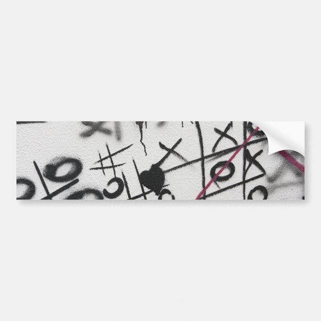Graffiti Tic Tac Zehe Autoaufkleber (Vorne)