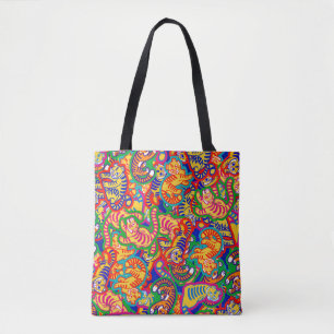 Graffiti Tiger Memphis Global Village Coffehouse Tasche