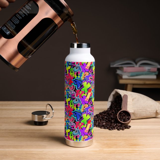 Graffiti Trinkflasche (Kaffee)