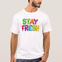 Graffiti-Typografie 'STAY FRESH', Sprayfarbe