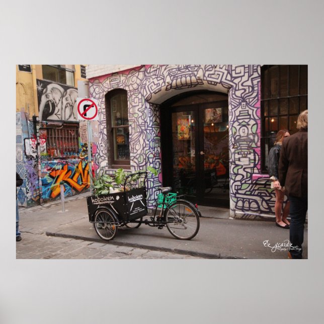 Graffiti und Bike Poster (Vorne)
