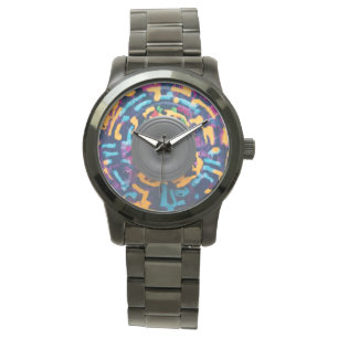 Graffiti und Lautsprecher Armbanduhr