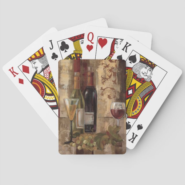 Graffiti und Wein Spielkarten (Rückseite)