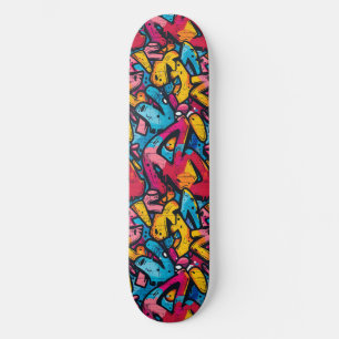 Graffiti urbain moderne Grunge Motif Skateboard