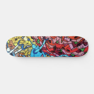 Graffiti Urban 18 Decoupage Skateboard