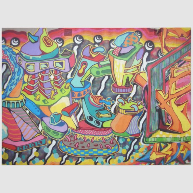 Graffiti Urban 28 Dekoupage Tissue Seidenpapier (Vorderseite)