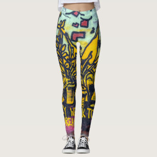 Graffiti Urban Street Art Abstrakt Leggings