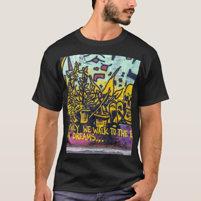 Graffiti Urban Street Art Abstrakt T-Shirt (Vorderseite)