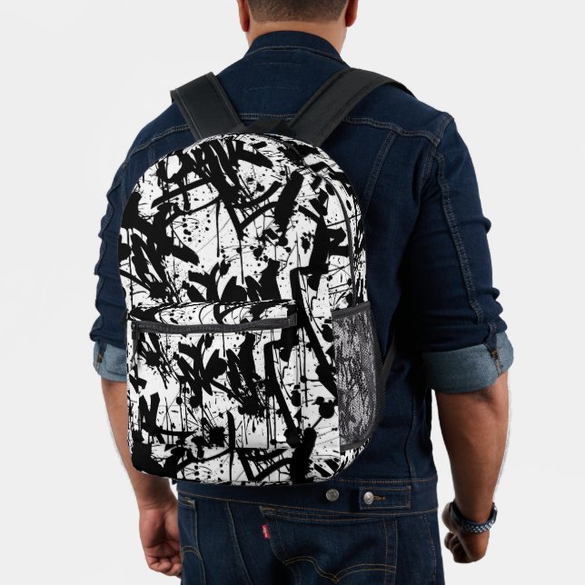 Graffiti Urban Streetwear Muster  Bedruckter Rucksack (Insitu (Modell))