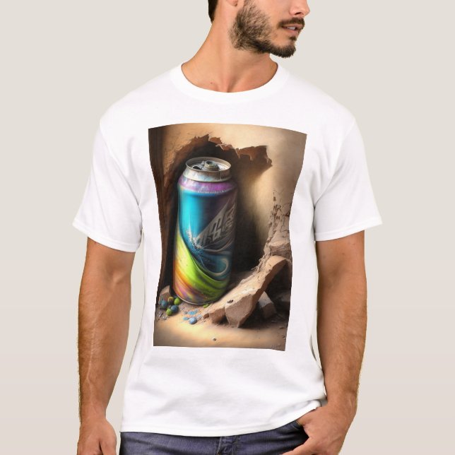 Graffiti Vibes: Street Art, die zu Ihnen spricht T-Shirt (Vorderseite)