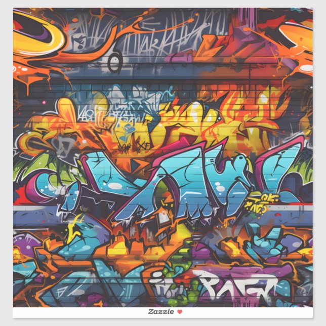 Graffiti Vinyl Sticker (Blatt)