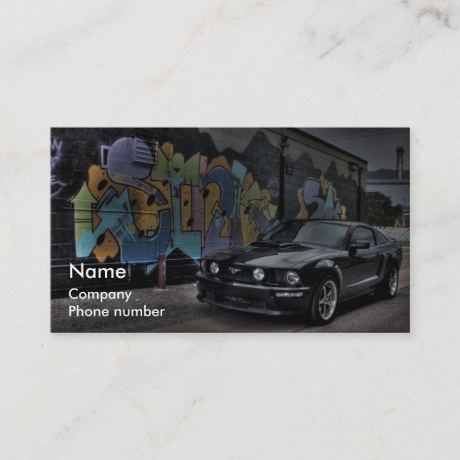 Graffiti Visitenkarte (Vorderseite)