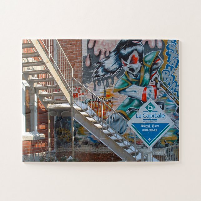 Graffiti von Montreal. (Horizontal)