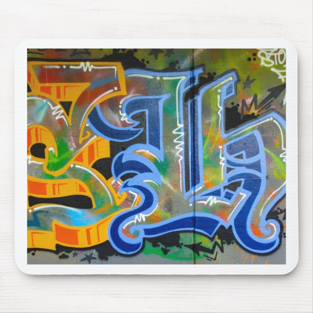 Graffiti Wall Art Mousepad (Vorne)