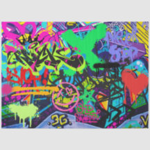 Graffiti Wall Urban Vibranly Decoupage