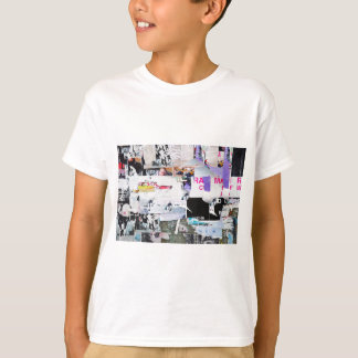 Graffiti-Wand Banksy Art heftiges Papier T-Shirt