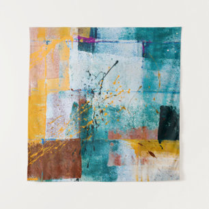 Graffiti-Wand: Straße Los Angeles. Wandteppich