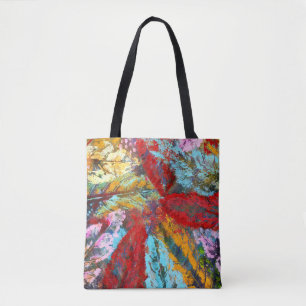 Graffiti-Wandbild Urbane Straßenkunst abstrakte Bl Tasche