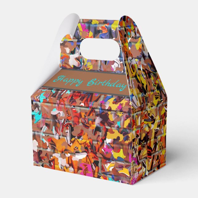 Graffiti-Wanddruck Geschenkschachtel (Vorderseite)