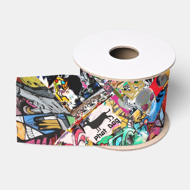 Graffiti-Wandverkleidung Ripsband (Spule)