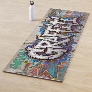 Graffiti Yogamatte