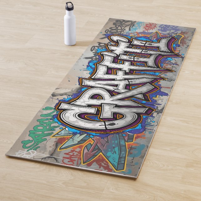 Graffiti Yogamatte (Beispiel)