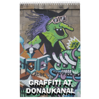 Graffitis in Wien, Österreich Kalender