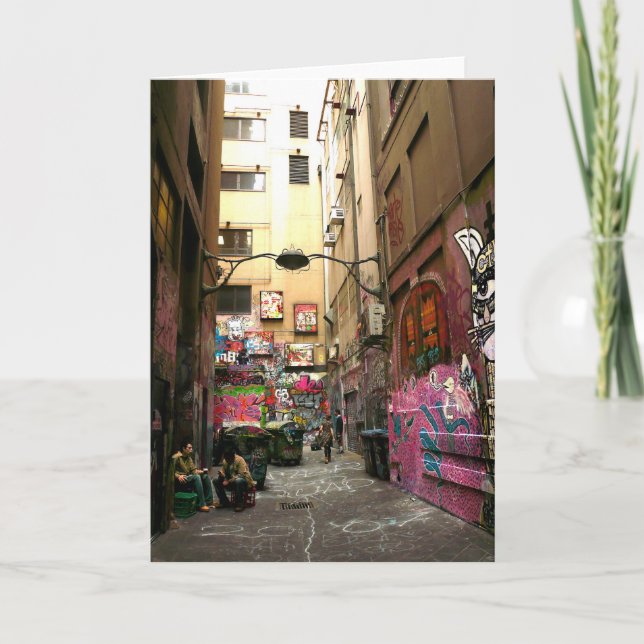 Graffitiweg, Melbourne Karte (Vorderseite)