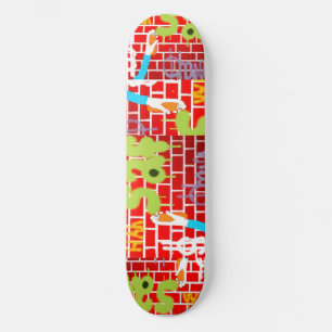 Graffitti Spritzlackierverfahren Skateboard