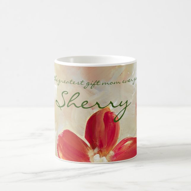 Grafik auf einer Tasse: personalisiertes Geschenk, Kaffeetasse (Mittel)