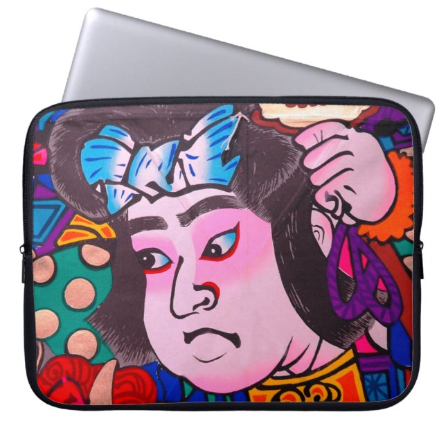 Grafik auf Japanisch Traditionelles Kiteart,Kite,S Laptopschutzhülle (Vorderseite)