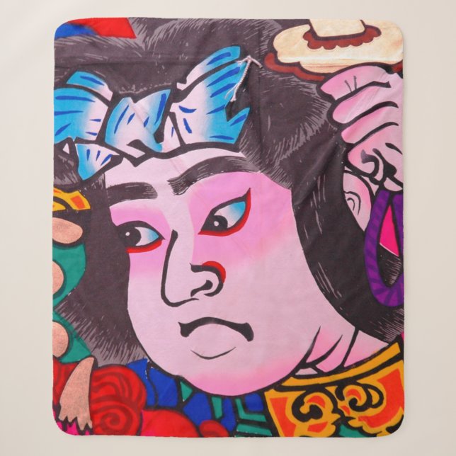 Grafik auf Japanisch Traditionelles Kiteart,Kite,S Sherpadecke (Vorderseite)