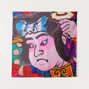 Grafik auf Japanisch Traditionelles Kiteart,Kite,S Wandteppich