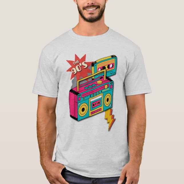 Grafik der 90er Jahre T-Shirt (Vorderseite)