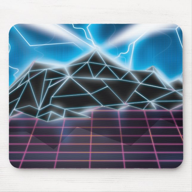 Grafik des Videospiels der 1980er Jahre Mousepad (Vorne)